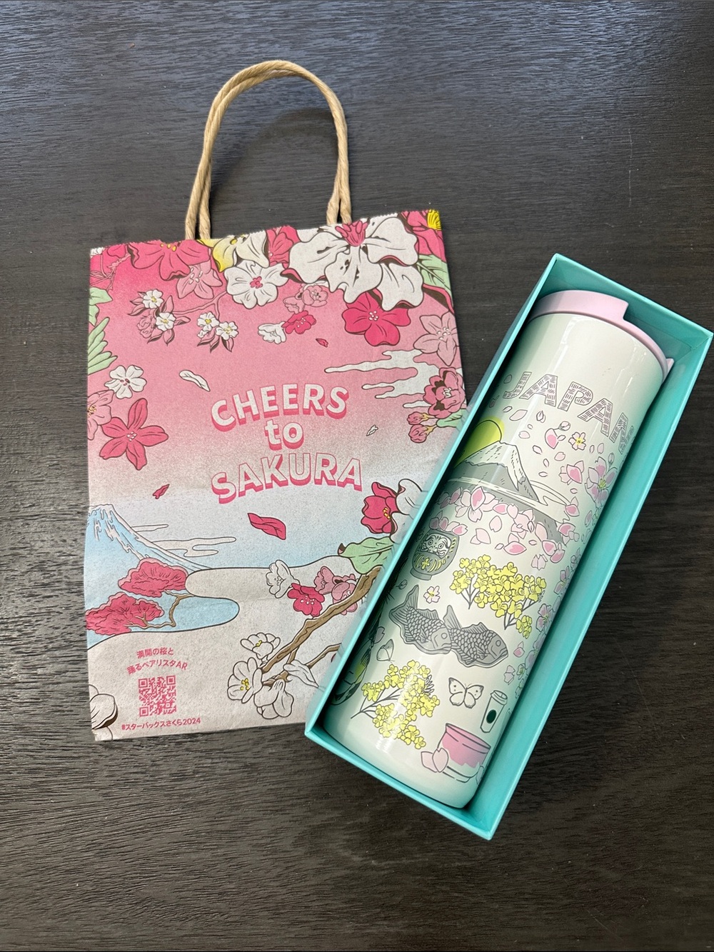 STARBUCKS BEEN THERE SERIES: Japan Sakura Floral Travel Tumbler - Pink & White
